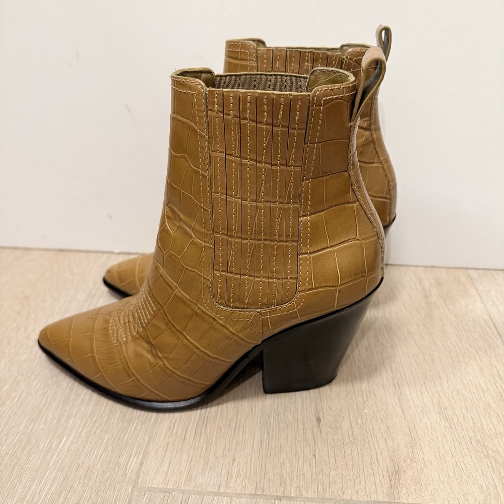 Loeffler Randall, Leather Honey, Tan Bootie, 9 Western - Picture 4 of 10